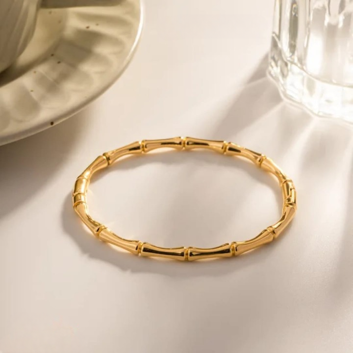Bamboo Korean Bangle – Minimalist Elegant Bracele